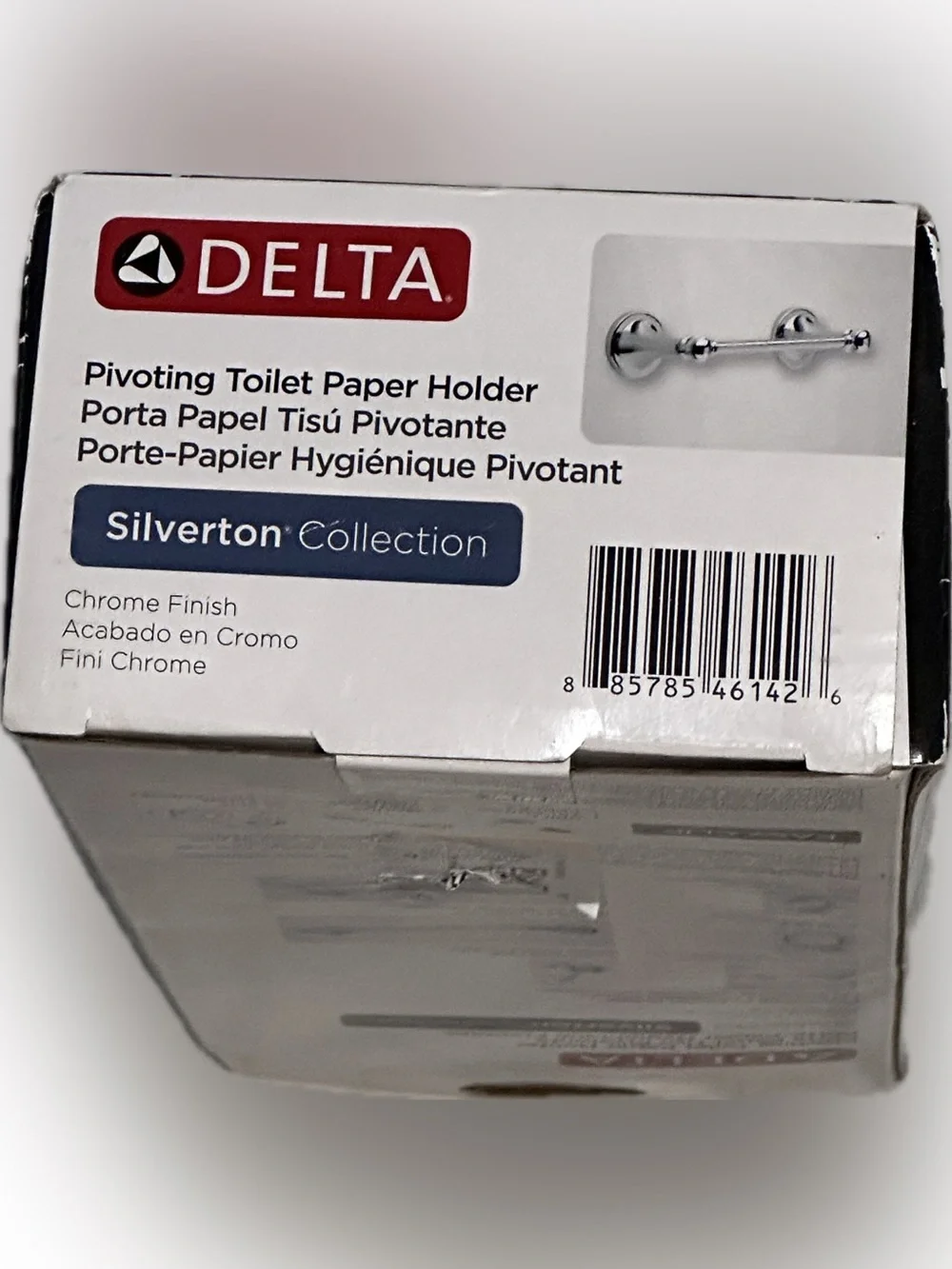 Delta Silverton Chrome Pivoting Toilet Paper Holder